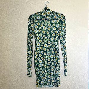 AFRM Mesh Daisy Dress, sz S Excellent Condition